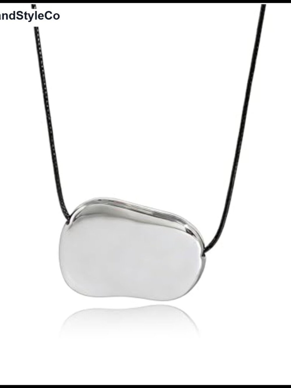 Long Statement Pendant Necklace Leather Metal Rope Chain Boho Western Layering